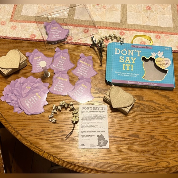 BRIDAL SHOWER GAME LOT (3) Games + Confetti 💗 - Picture 4 of 9